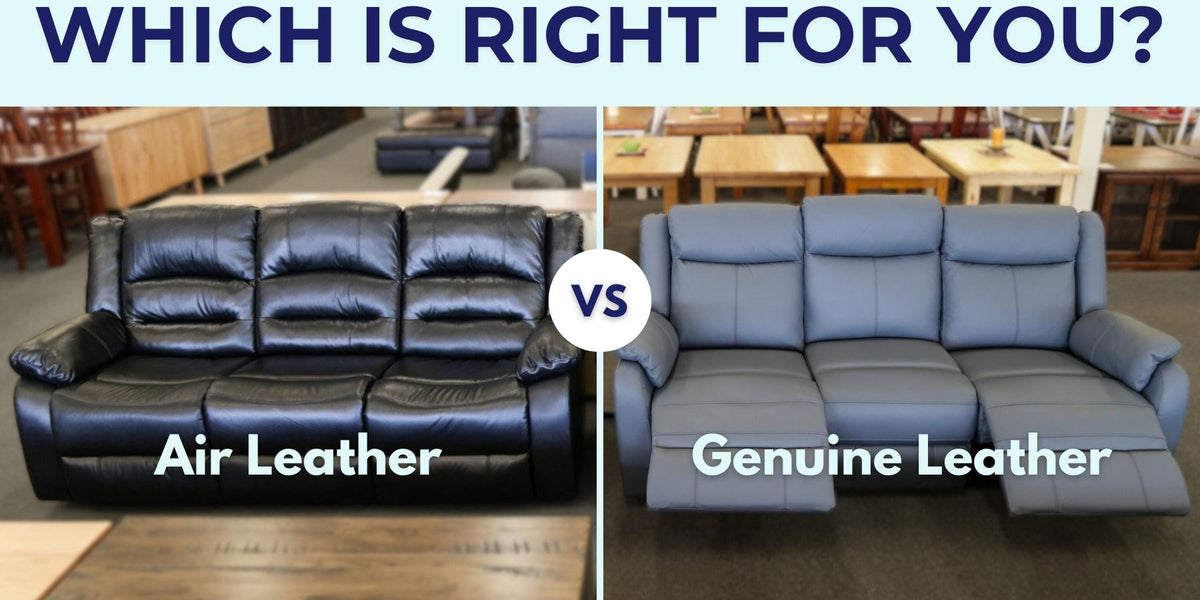 Deciphering Comfort: Air Leather vs Genuine Leather Sofas - Which 