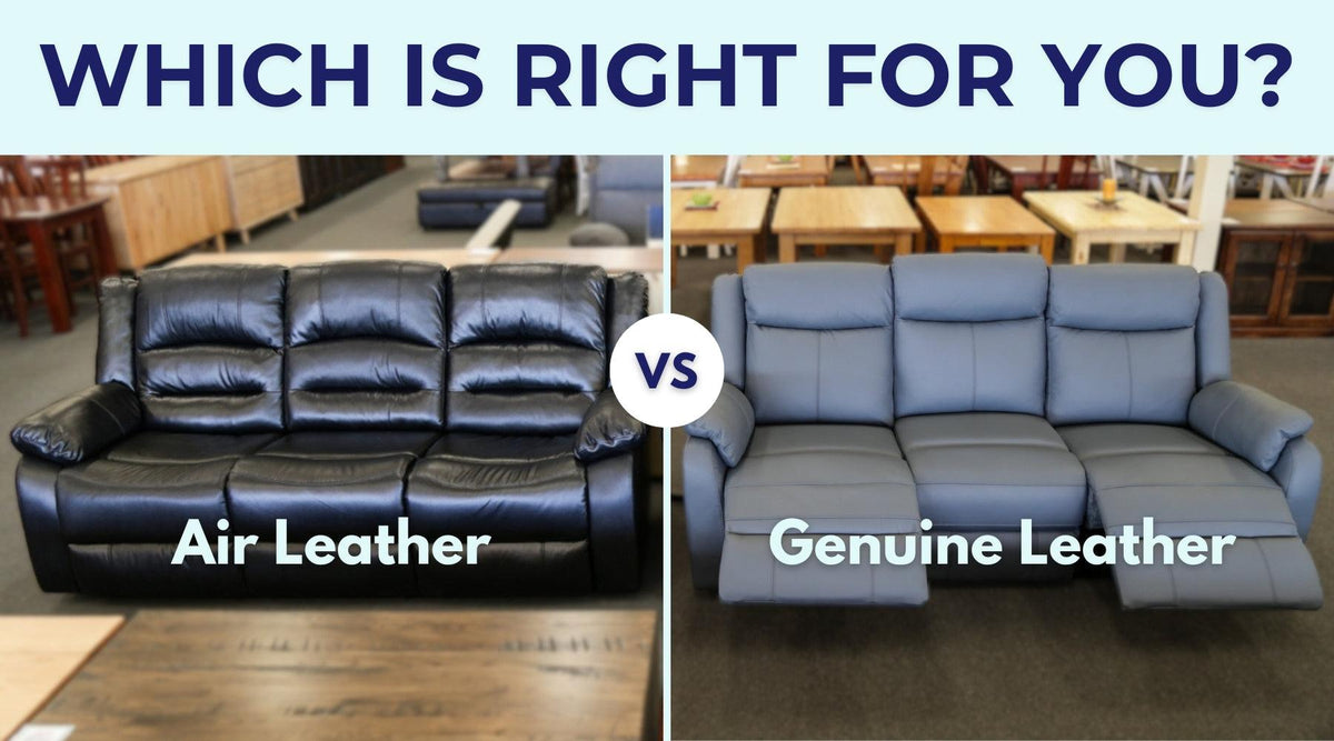 Deciphering Comfort: Air Leather vs Genuine Leather Sofas - Which 