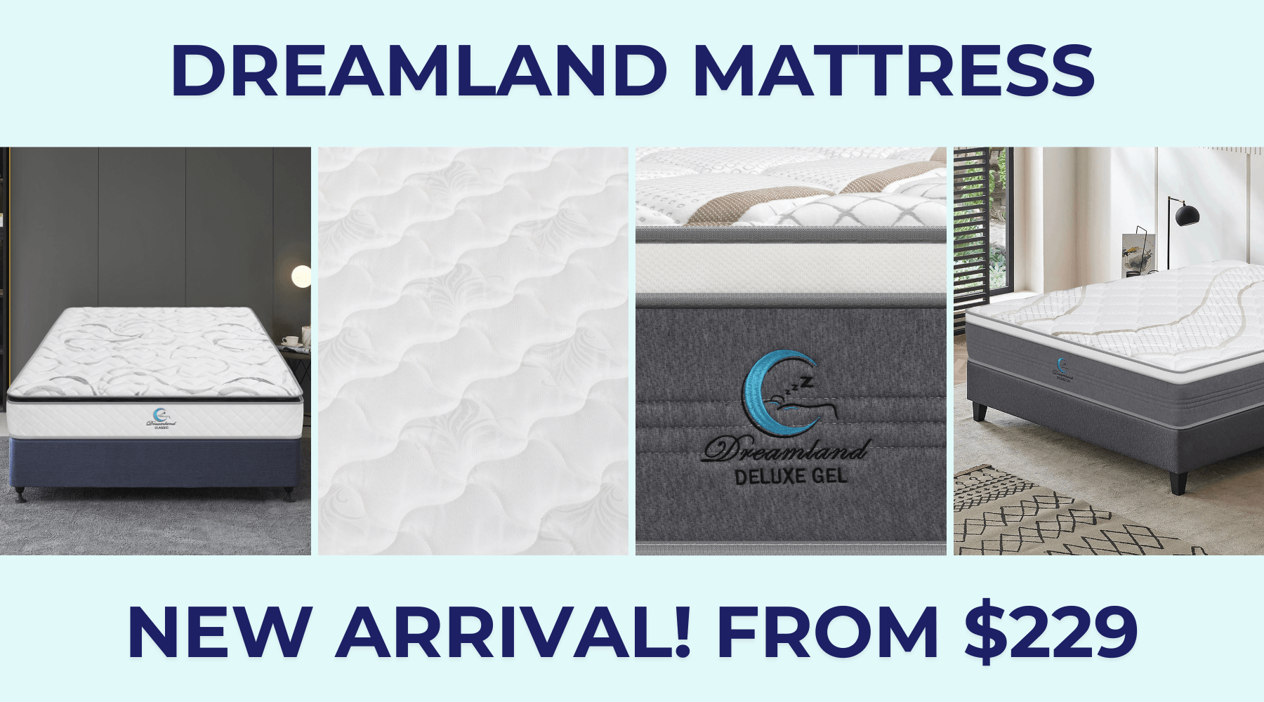 Experience the Ultimate Comfort: Our New Dreamland Mattress Range! - Direct Furniture Warehouse