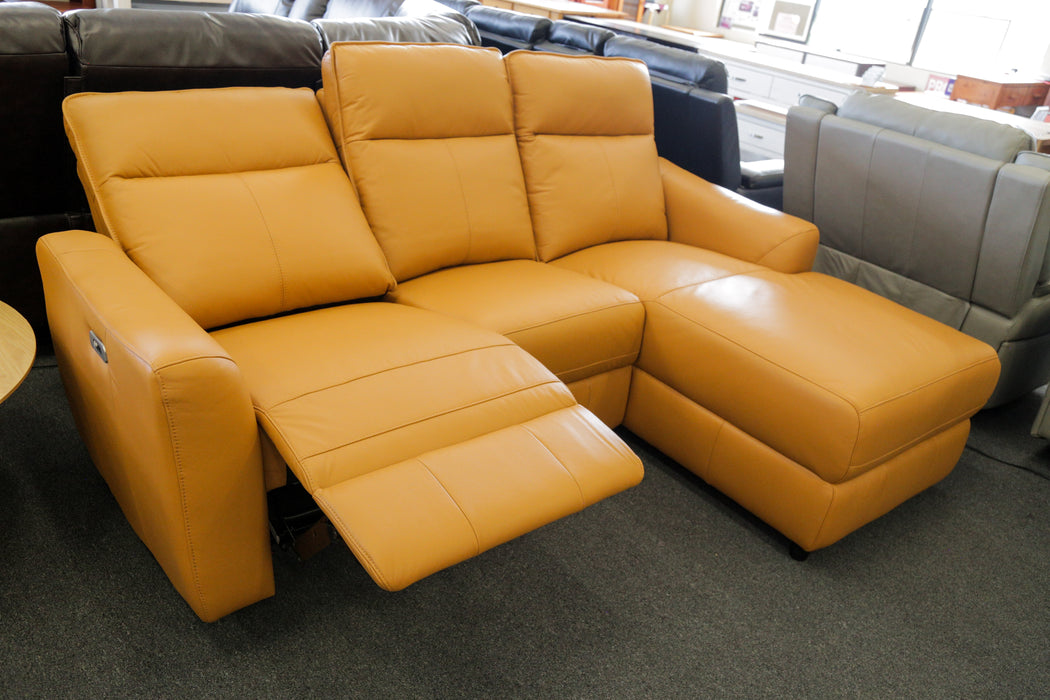 Fleming 3 Seater Electric Recliner Chaise Sofa