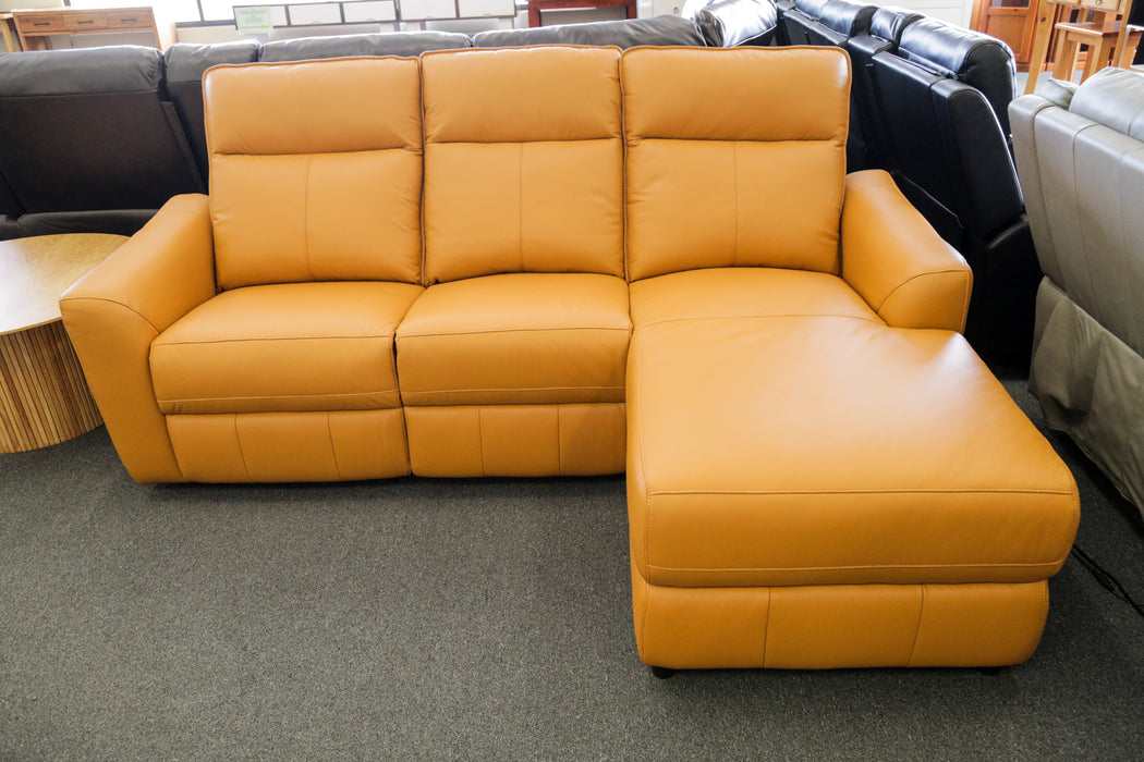 Fleming 3 Seater Electric Recliner Chaise Sofa