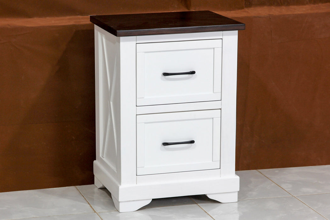 Hamilton 2 Drw Bedside Table