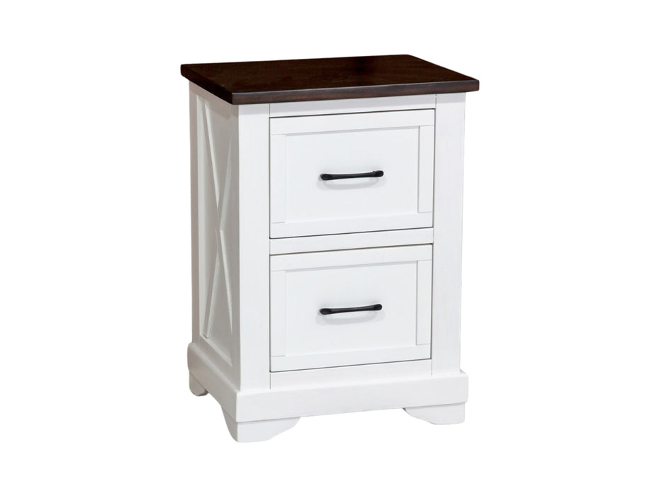 Hamilton 2 Drw Bedside Table