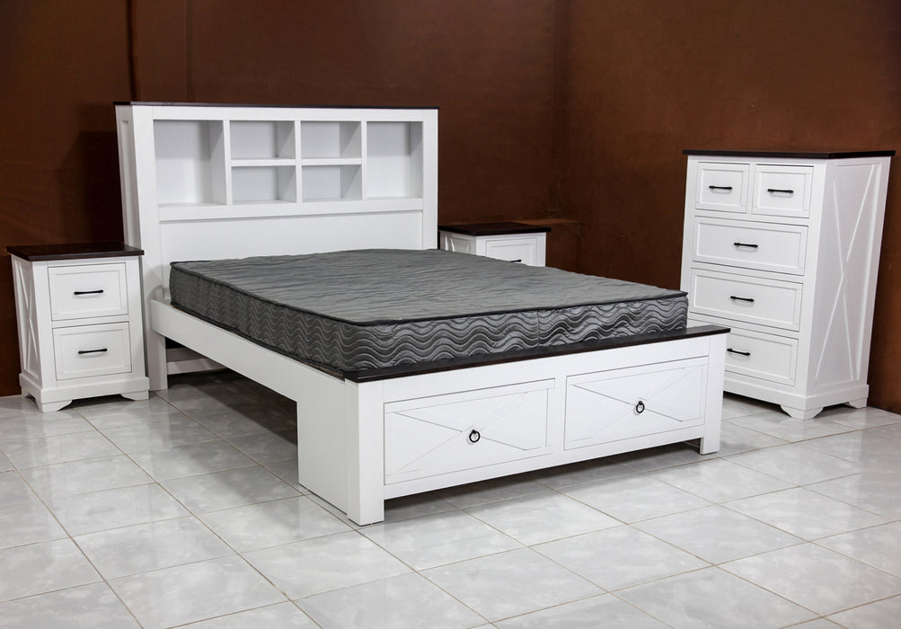 Hamilton Double Bed with Front Drawer