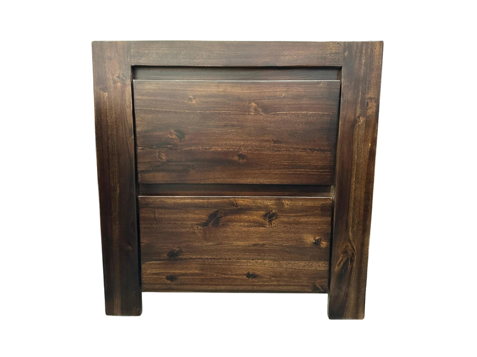 Malaga 2 Drw Bedside Table