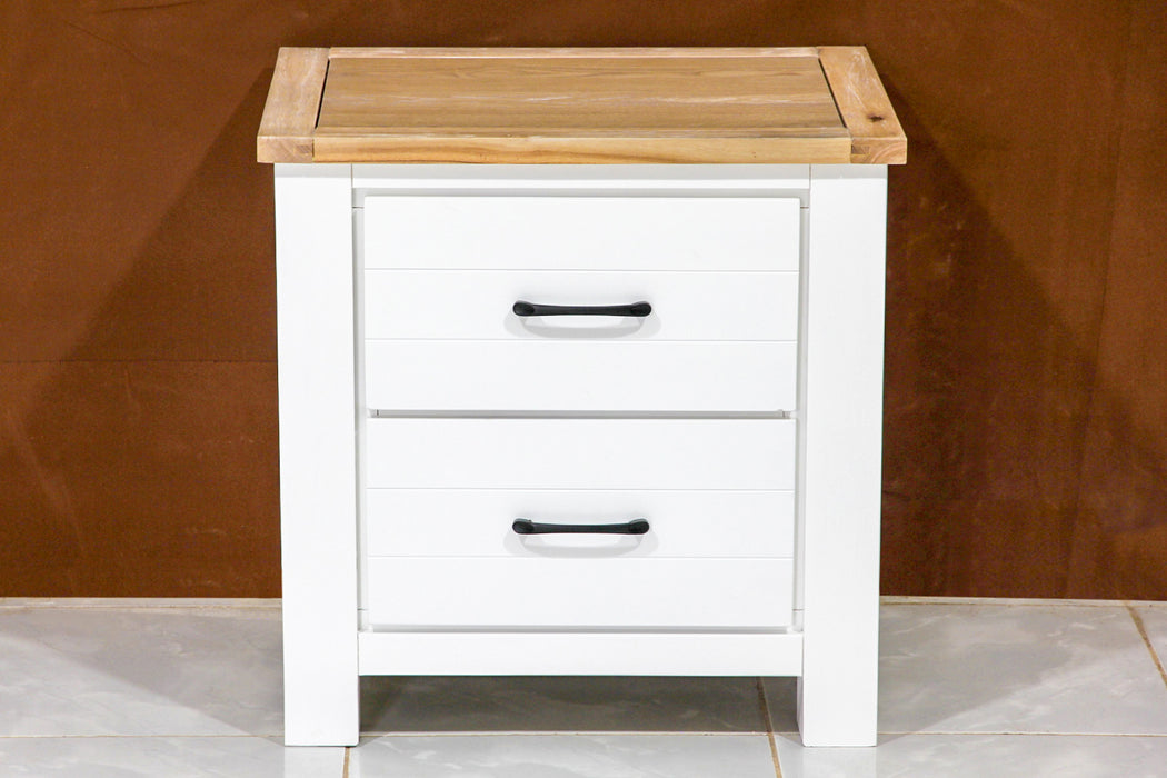 Moon 2 Drw Bedside Table