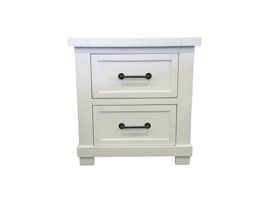 Woodcross 3 Drw Bedside Table