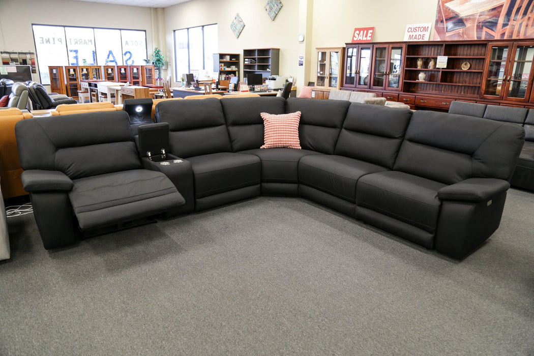 Cosmo Electric 5 Seater Corner Modular - Direct Furniture Warehouse