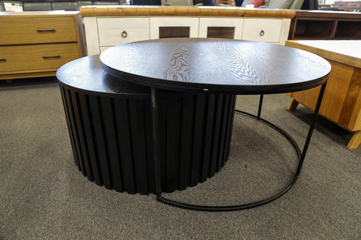 Etna Coffee Table Set 2 Pcs (Ash Veneer) - Direct Furniture Warehouse