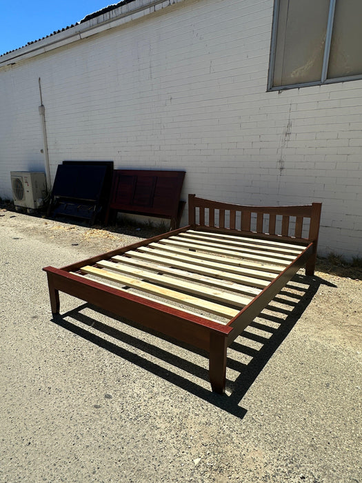 Jarrah Queen Bed (22 A) - Direct Furniture Warehouse
