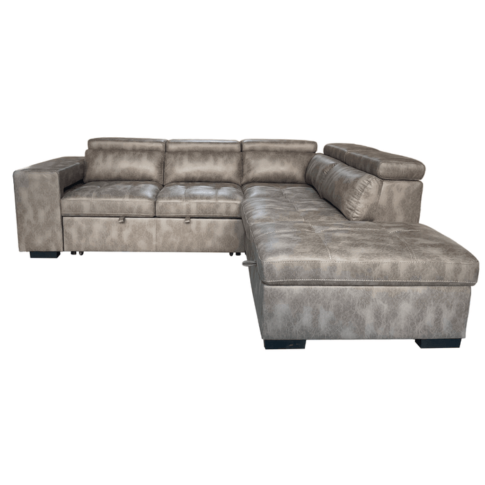 Portas Left Chaise Sofa Bed - Direct Furniture Warehouse